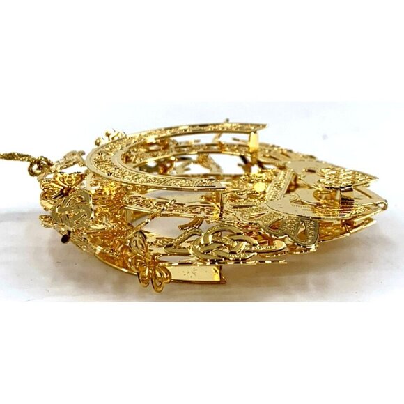 Danbury Mint 2006 Symbol Of Friendship Christmas Ornament 24K Gold Plated - Picture 3 of 8